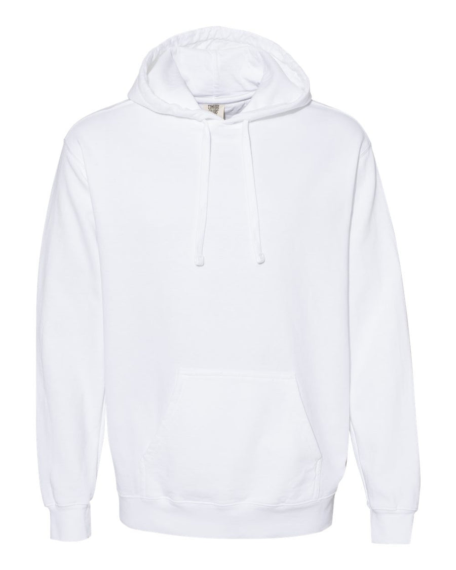 Comfort Colors 1567 Garment-Dyed Hooded Sweatshirt, blank garment ready for custom printing