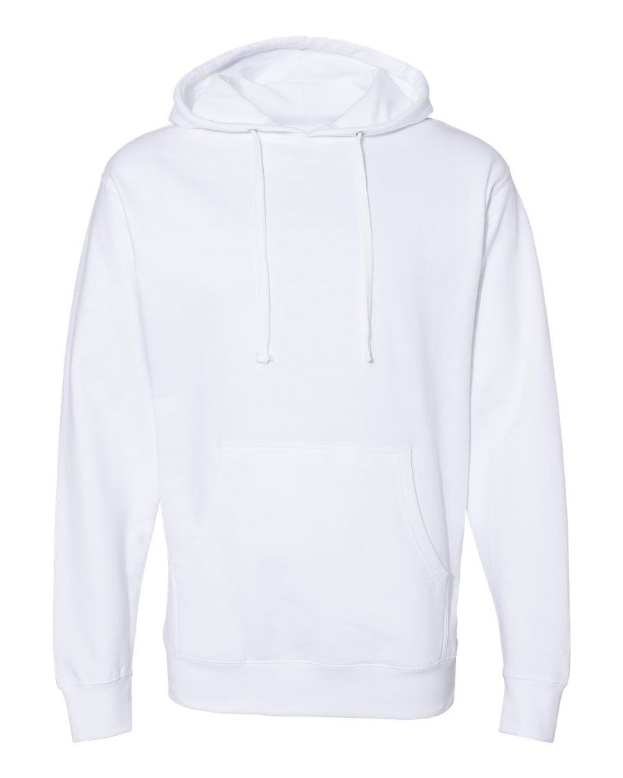 Independent Trading Co. SS4500 Midweight Hooded Sweatshirt, blank garment ready for custom printing