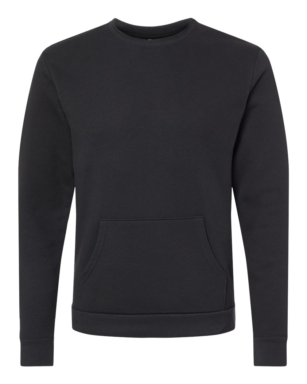 Next Level 9001 Unisex Santa Barbara Pocket Crewneck Sweatshirt, blank garment ready for custom printing